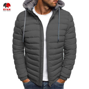 เสื้อแจ็คเก็ตพัฟเฟอร์คุณภาพสูงแบบกำหนดเองสำหรับผู้ชาย ผู้ใหญ่ และเด็ก  รับออกแบบโลโก้ตามสั่ง ODM OEM - Product Image 4