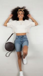 Bolso Bandolera Mini de Cuero Genuino Ligero y Duradero para Mujer |   Bolso de hombro de diseño redondo moderno con correa ajustable y bolsillo con cremallera - Product Image 5