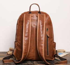 กระเป๋าเป้สะพายหลังหนังแท้วินเทจสำหรับสุภาพสตรีนักออกแบบสตรีกระเป๋า LBK-0090 - Product Image 5