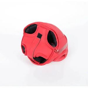Casque de boxe Five B Red en PU avec fermeture auto-agrippante, casque de protection sportif unisexe pour adulte, couleur unie, toutes saisons - Product Image 4