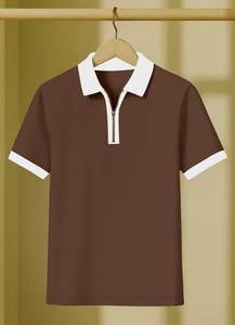 Polo zippé pour homme, mode 2026, dernier polo tendance, viral TikTok, vente chaude, fabricant de polos Bangladesh - Product Image 5