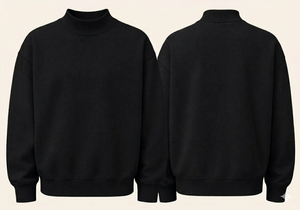Sweat-shirts à col montant personnalisés pour hommes, manches longues, respirants, en vente - Product Image 4