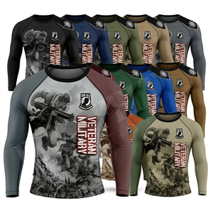 UV Protection Outdoor Apparel Stretchy Customized Brand Name Logo Short Sleeve <b>Compression</b> Rash Guards Skinny Fitted T <b>Shirts</b> - Product Image 1