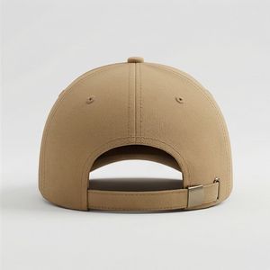 Gorras de Béisbol Lisas Cuadradas Color Bronceado, 100% Algodón, con Logotipo Personalizado, Unisex, Casuales, de Primera Calidad, al por Mayor - Product Image 2