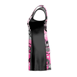 Professional Women's Netball Uniform Set Reversible Sublimated Design Breathable Quick Dry Fabric With Team <b>Customization</b> - Product Image 4