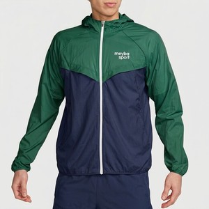<b>Mens</b> Performance Hooded Windbreaker <b>Jacket</b> Lightweight Outdoor <b>Running</b> Sportswear Coat Modern Zip Up Breathable Street Fashion - Product Image 4