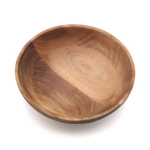 Cuenco de madera indio hecho a mano, diseño minimalista, madera sin recubrimiento, artesanía para servir comida, regalo, cuencos para servir en la cocina - Product Image 6