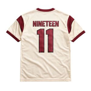 Maillot de football Kappa Alpha Psi Kream en tissu performant, coupe athlétique, avec écusson brodé à lettres grecques, vêtement de fraternité - Product Image 5