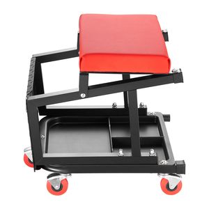 Sgabello da Lavoro per Officina con Capacità di 300 Libbre, Rotazione a 360° e Vassoio Portautensili - Product Image 1