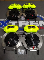 Kit de Pinzas de Freno True Auto GT6 Delanteras de 6 Pistones, Traseras de 4 Pistones y Motor con Disco de Acero para Mazda Serie B/Ford