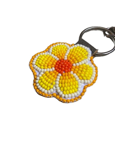 Porte-clés brodé à la main avec perles de rocaille et breloque fermeture éclair, idéal pour les cadeaux féminins, touche festive pour voitures et motos - Product Image 6