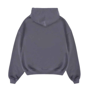 เสื้อฮู้ดดี้วินเทจทรงโอเวอร์ไซส์ ผ้าคอตตอนฟลีซหนานุ่ม สไตล์สตรีทแวร์ แบบสวมหัว ไม่มีลาย ยูนิเซ็กส์ - Product Image 2