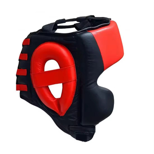 Head Guard Leather <b>Boxing</b> Helmet High Quality Protective Comfortable Lightweight Breathable All Seasons - Product Image 3