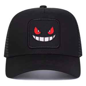 Gorras Trucker de Algodón de 6 Paneles Personalizadas, Gorra de Béisbol con Etiqueta Bordada en 3D de Alta Calidad, Gorra de Malla con Cierre a Presión para Hombre, Estilo Hip Hop - Product Image 3