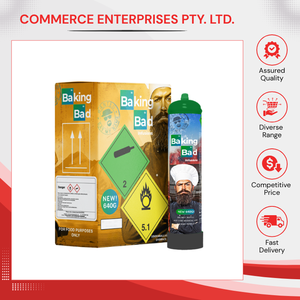 Fornitore all'ingrosso di strumenti per la preparazione di dessert certificati CE, Baking Bad 640g Whip Cream Charger, da produttore australiano. - Product Image 2