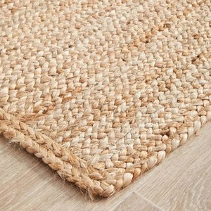 Natural Jute Stair Runner Rug Hallway Handmade Carpet Woven Anti Slip Floor Runner Farmhouse Rustic Home Decor Style - Product Image 3