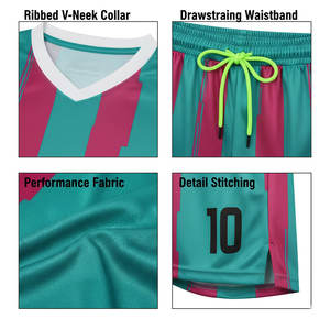 Nuevo Conjunto de Camiseta de Fútbol de Manga Corta Transpirable con Tinte Personalizado para Adultos, Uniformes Personalizados - Product Image 5