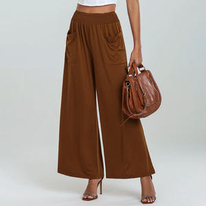 Women Streetwear Regular Fit Drawstring Mid Waist Solid Color Pencil Pants High Quality Casual Eco-Friendly OEM Service - Product Image 6