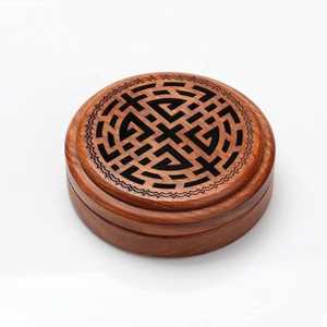 Quemador de Incienso de Madera con Diseño Elegante y Moderno, con Patrón de Madera, para Bodas, Eventos Religiosos, Fragancia Aromática, Duradero, Porta Incienso en Barra - Product Image 2