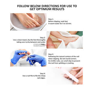 Coupe-ongles professionnel pour ongles incarnés, pince à ongles de 5 pouces (13 cm) à double ressort, outil de podologie - Product Image 6