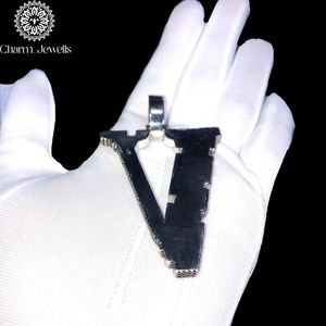 Charm_Jewells Pendentif Épée en Argent 925 avec Moissanite, Style Hiphop Iced Out, Unisexe, pour Usage Quotidien - Product Image 2