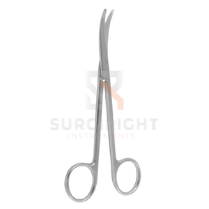 Ciseaux latéraux Fomon à lame fortement courbée pour la dissection du cartilage du cou-de-pied, instruments chirurgicaux CE - Product Image 2