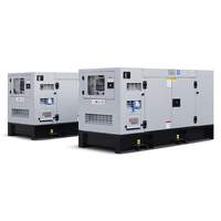 Generador Eléctrico Monofásico de 12kw 15kw 20kw 25kw 30kw 40kw 50kw Refrigerado por Agua, Silencioso, Diésel, 60kw 80kw 100kw, Precio de Generador