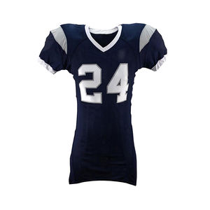 Nouveaux ensembles d'uniformes de football américain respirants, imprimés, avec logo personnalisé, 100% polyester, grandes tailles, couleur personnalisée - Product Image 2
