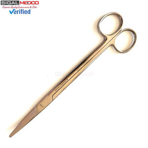 กรรไกรโค้ง Mayo ขนาด 9 นิ้ว แบบปลายทู่/ปลายมน ทำจากเหล็กกล้าไร้สนิม สำหรับการผ่าตัด ได้รับการรับรองมาตรฐาน CE สำหรับห้องผ่าตัดและห้องแพทย์ - Product Image 3