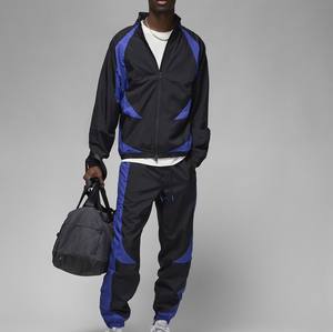 Conjunto Deportivo Personalizado de Nylon para Hombre, Estilo Urbano, de Alta Calidad, 2 Piezas, Ligero, Holgado, Cortavientos - Product Image 1