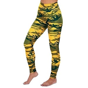 Seamless High Waist <b>Flare</b> <b>Leggings</b> Elastic Waist Closure Yoga Pants for Running Fitness Dance Sports-Spandex/Nylon Long Pants - Product Image 2