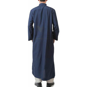 ชุดมุสลิมชายแขนยาวคอตั้ง ระบายอากาศได้ดี สวมใส่สบาย เสื้อคลุมอิสลามแบบคาฟตัน โธบ - Product Image 5