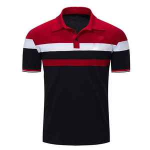 Chemises polo pour hommes de qualité supérieure, coton, broderie personnalisée, logo sur le devant, vêtements de sport décontractés, t-shirt polo de qualité pour hommes - Product Image 1