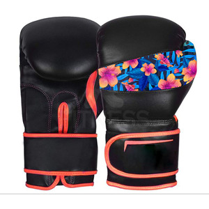 Guantes de Boxeo Profesionales para Gimnasio con Construcción de Cuero Reforzado y Acolchado de Espuma Densa para Entrenamiento y Fitness - Product Image 1