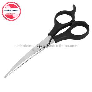 Curved <b>Pet</b> Grooming Scissors 5.5 Inch for <b>Pet</b> Caring Black Plastic Handle Scissor- <b>Pet</b> Cleaning & Grooming - Product Image 5