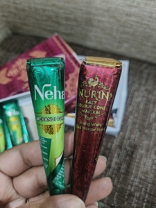 Henné Neha de fabrication indienne, couleur brun naturel, cône de henné biologique, cône de Mehndi à base de plantes pour l'art corporel nuptial, vente en gros - Product Image 2