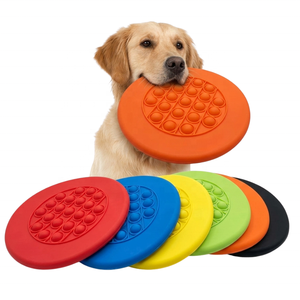 Juguete Masticable de Silicona para Perros, con Logotipo Personalizado, Ecológico, Casual, Novedoso, Pequeño, Disco Volador Interactivo, para Entrenamiento de Mascotas al Aire Libre, Anti-Asfixia - Product Image 5