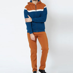 Service OEM – Survêtement décontracté d'hiver pour homme à capuche, coupe régulière, respirant, 100 % coton, tissu léger, motif uni - Product Image 1