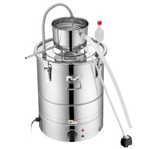 15 Gal 50L ชุดโรงกลั่นที่บ้านประกอบด้วยปั๊มท่อสแตนเลสเครื่องวัดอุณหภูมิวาล์วไอเสียทางเดียว (30-120 degreesc) วิสกี้ DIY - Product Image 1