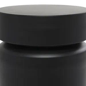 Modern Industrial Coffee <b>Table</b> with Black Powder Coated Metal Structure and Wooden ShelfLuxury Contemporary Metal <b>Console</b> <b>Table</b> - Product Image 2