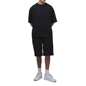 Men's Comfortable Cotton Summer Tracksuit Crew Neck T Shirt And Matching Shorts Casual Sportswear Two Piece <b>Set</b> - Product Image 4