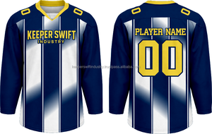 เสื้อฮอกกี้น้ำแข็งแบบต่างๆ เสื้อฮอกกี้น้ำแข็งแขนยาว เสื้อฮอกกี้น้ำแข็งคุณภาพดี - Product Image 1
