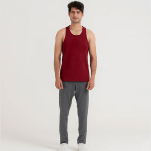 Soft Breathable Quick Dry Fabric Comfortable Slim Lightweight Best Supplier High Quality Sleeveless Fitness Wear Men <b>Tank</b> <b>Top</b> - Product Image 2