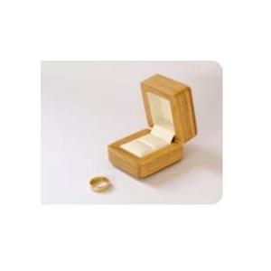 Caja Minimalista Cuadrada de Madera para Anillos, Estuche Magnético Portátil de Madera para Anillos de Compromiso, Pequeña Caja de Almacenamiento de Joyas para Regalos de Enamorados - Product Image 3