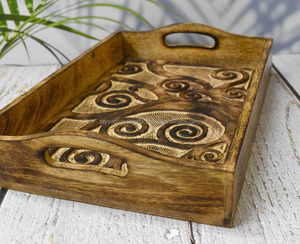 ถาดไม้ที่มีความต้องการสูงสำหรับการโฮสต์และความบันเทิงต้องมีสำหรับโฮสต์ในราคาที่สมเหตุสมผล - Product Image 1