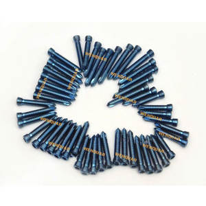 Tornillo Autoperforante de Bloqueo Azul Titanio para Placas LCP de 5.0 mm, Instrumentos Ortopédicos de Calidad de Exportación para Cirugía de Implantes Óseos - Product Image 1