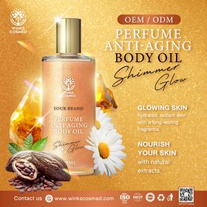 OEM ODM Custom Logo Private Label Scented <b>Shimmer</b> <b>Body</b> Lotion Lightweight Hydrating Daily Care - Product Image 3