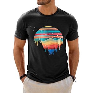 Camiseta de Hombre Casual, Corte Ajustado, Básica, de Lujo, Estampada, de Algodón Orgánico, Suave al Tacto, Marca de Moda Sostenible con Logotipo Impreso - Product Image 3