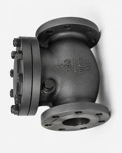 Factory Direct C-Way 2 Inch Class 150 Flanged Swing Check Valve Manual <b>PTFE</b> WCB Body Raised Face for Water Treatment Plants - Product Image 4