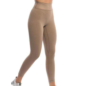 Leggings deportivos de cintura alta, moldeadores, elásticos, para gimnasio y correr, para mujer, en venta. - Product Image 2